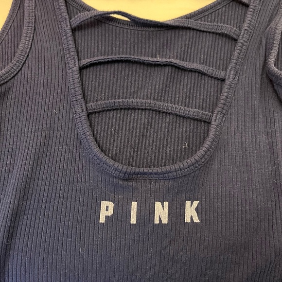 Navy blue PINK by VS bodysuit - Picture 4 of 4